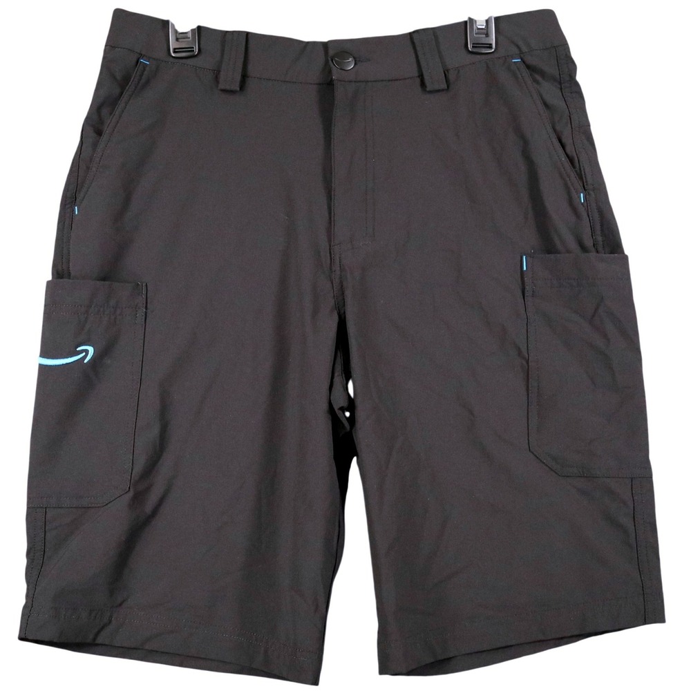 Amazon Cargo Shorts Mens M Black Utility Workwear Uniform